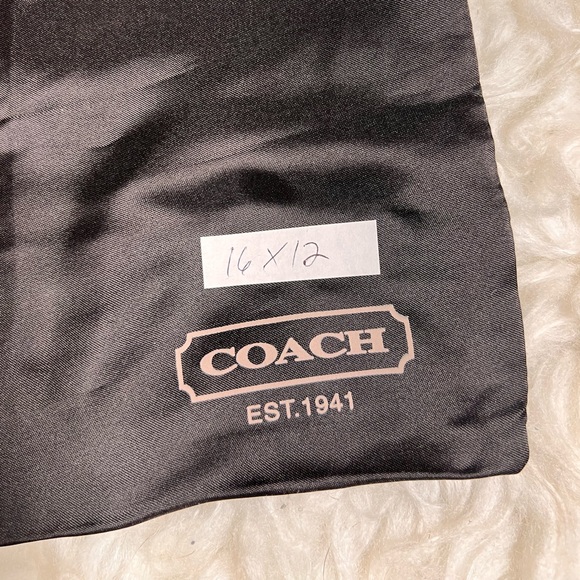 Coach Black Satin Dust Bag - Picture 3 of 3